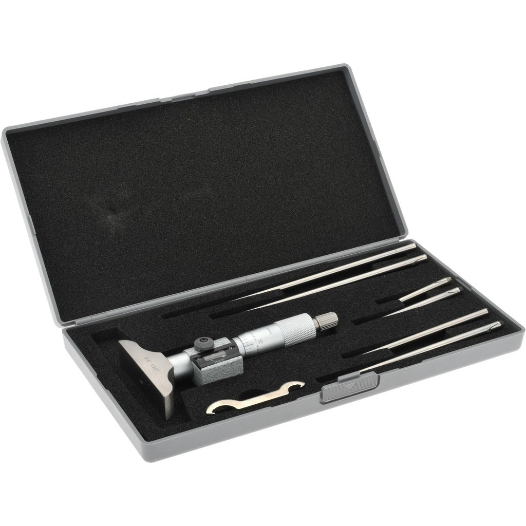 SPIROTHERM Spi CMS160809041 Mechanical Depth Micrometer 6 in 6 Rods