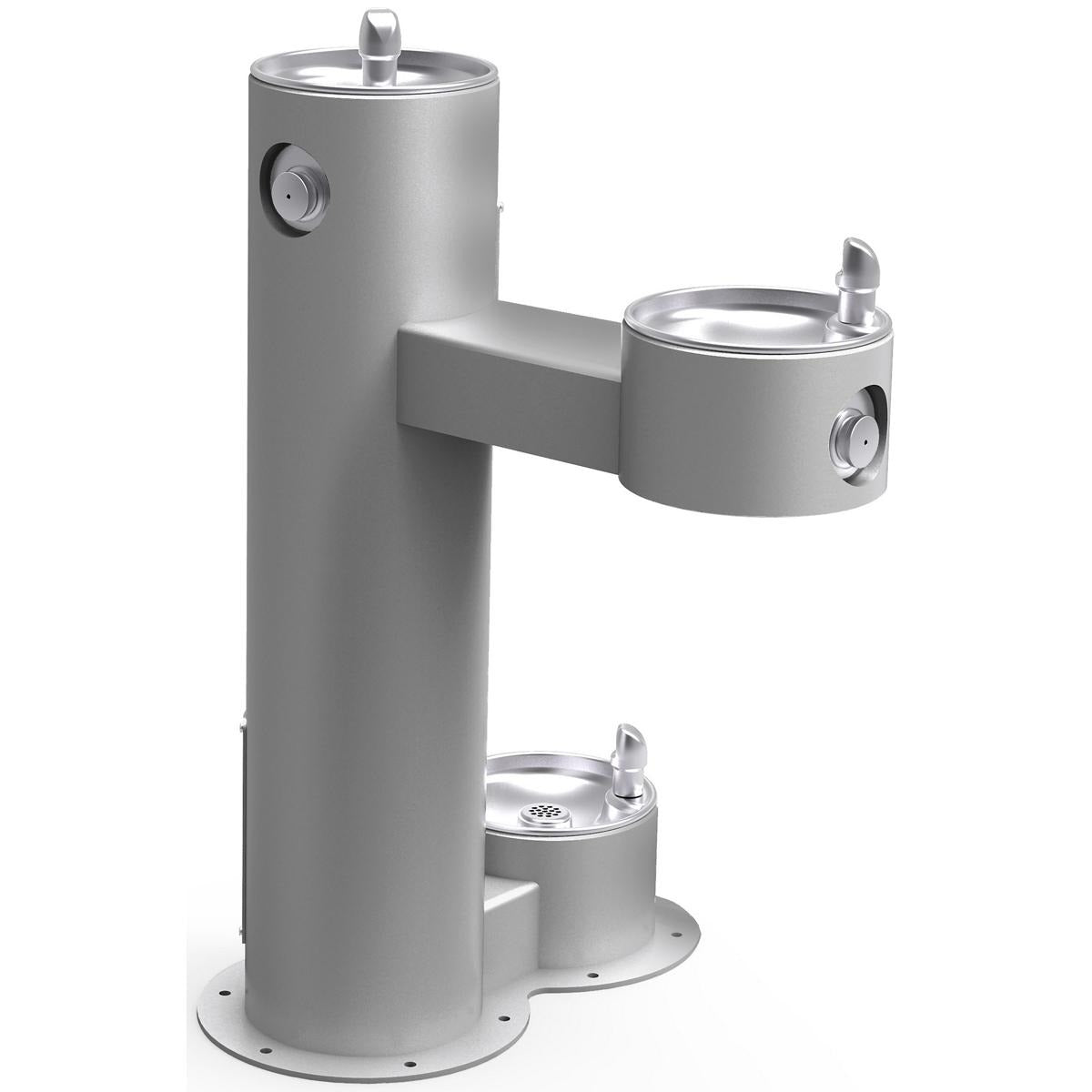 BSC PREFERRED Bsc Preferred LK4420DBFRKGRY Bi-level Pedestal Fountain