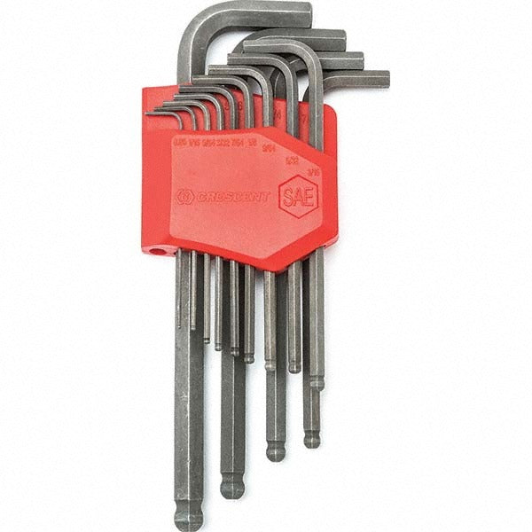 CRESCENT Crescent CHKLABALL13 Sae Ball End Hex L-key Set 13 Pc