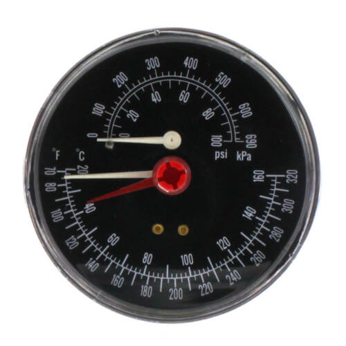 WEIL-MCLAIN 380-000-000 Combination Pressure-Temperature Gauge Kit