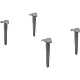 LORELL Lorell LLR86932 Single Steel Base 4 Legs Reception