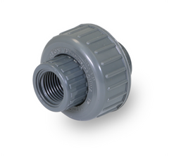 Everflow 380CU034 3/4 PVC Union Threaded Sched 80 Gray NSF Approved