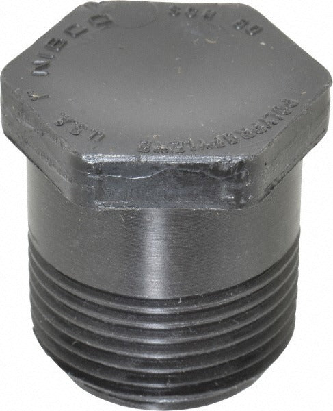 NIBCO Nibco CC03650 Hex Plug 1 in Polypropylene Schedule 80 Mpt