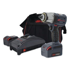 Ingersoll Rand W5153P-K22 IQV20 Series Cordless Impact Wrench 1/2 in Drive 20 V DC 2,100 RPM 2 Batteries Charger Bag