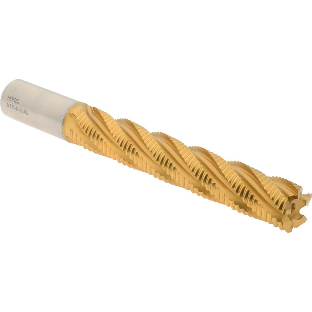 HERTEL Hertel 91192740 Roughing End Mill 1 in 5 Flute Cobalt Tin