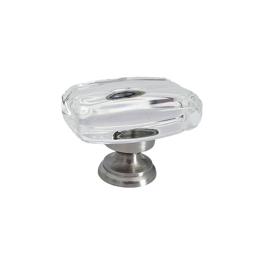 EMTEK Emtek 86566US15 Windsor Glass Cabinet Knob Satin Nickel
