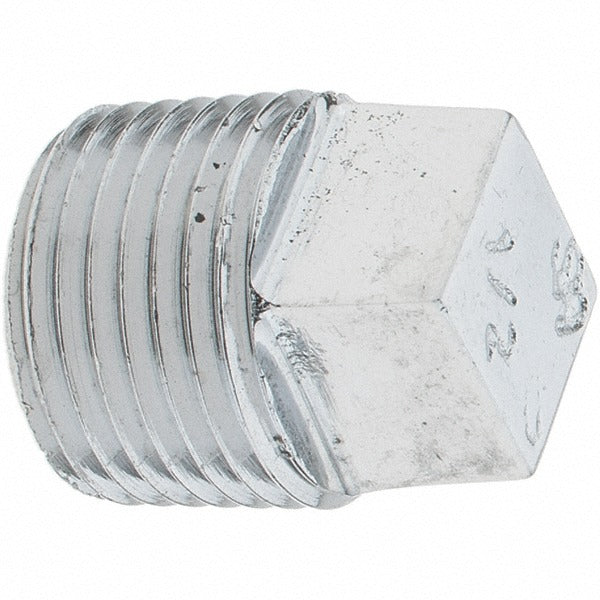 MERIT BRASS Merit Brass C117-08 Brass Square Head Plug 1/2 in Class 125