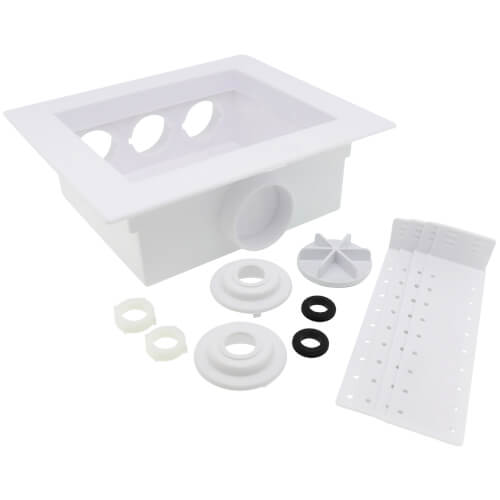 Oatey 38550 Quadtro Washing Machine Outlet Box No Hammer Options Standard Pack