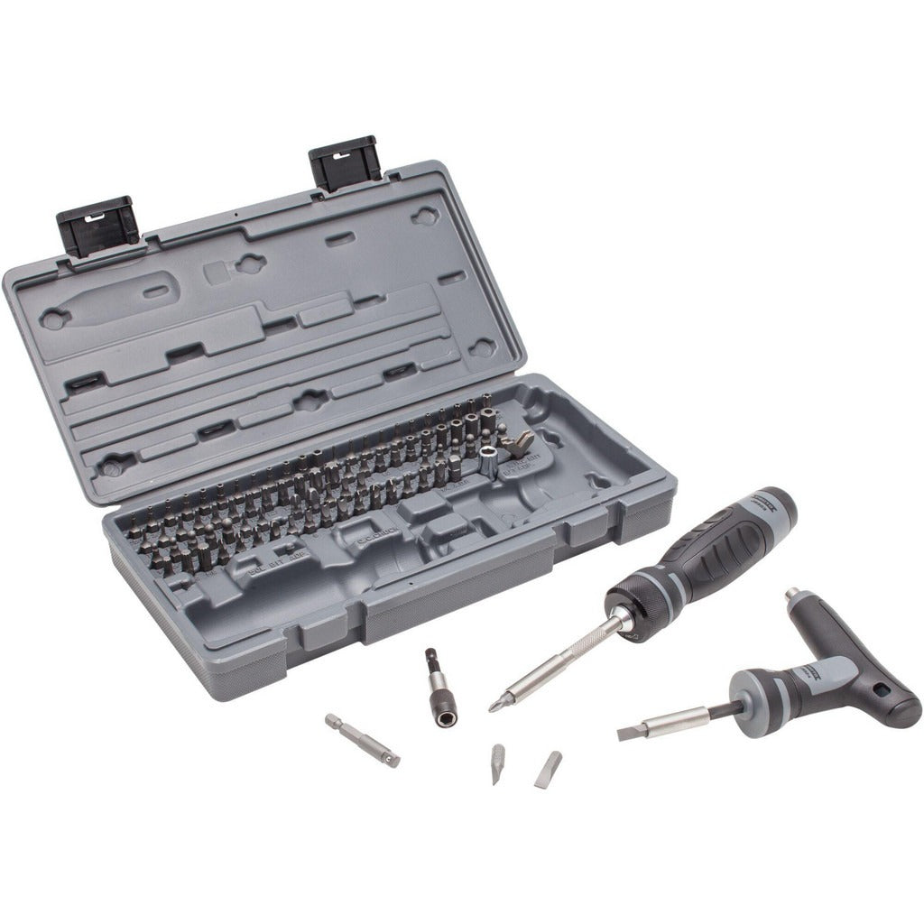 PROTO Proto J61390 Multi-bit Screwdriver Set 91 Pc 1/4 in Drive