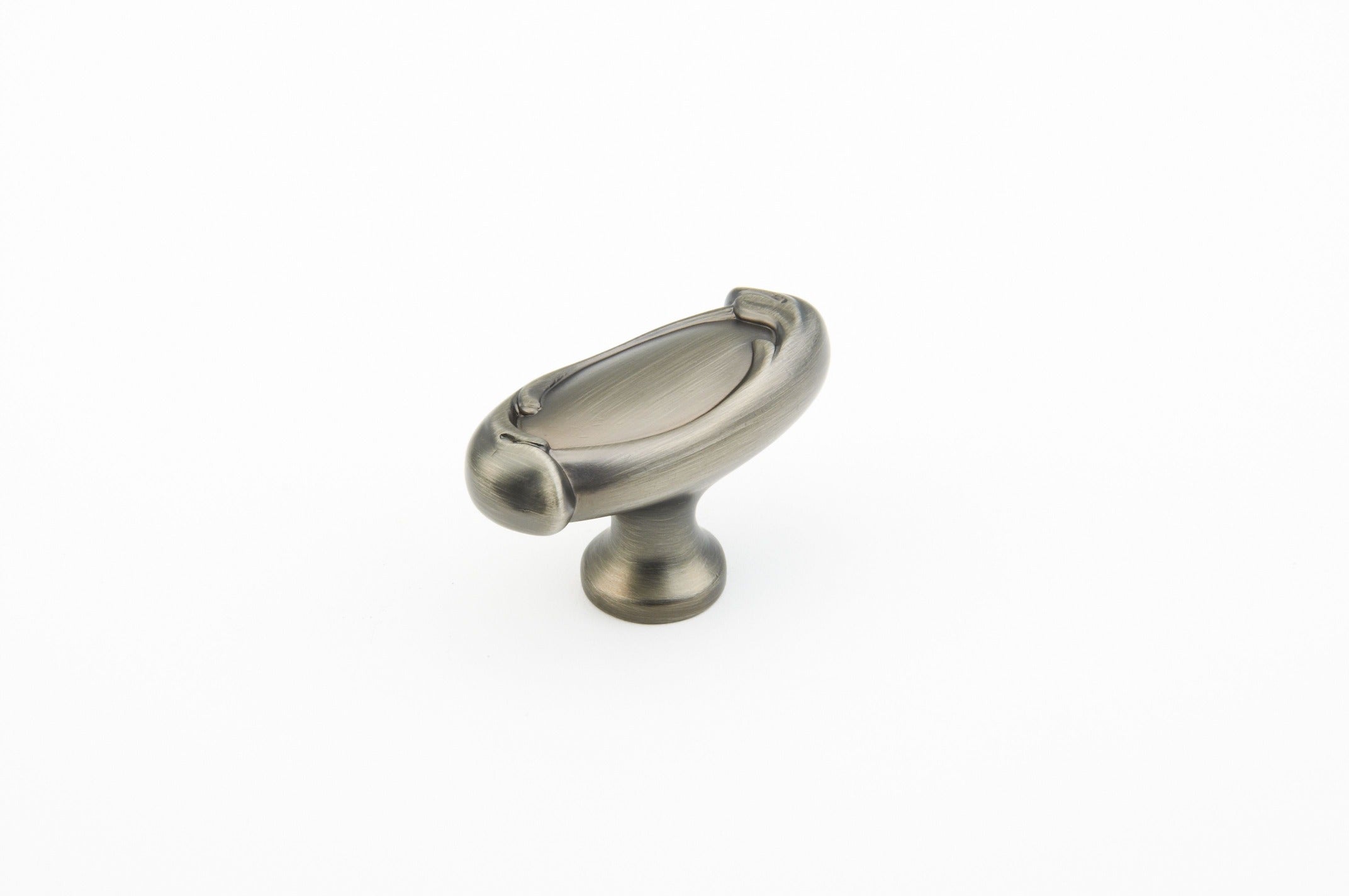 SCHAUB Schaub 261-AN French Farm Oval Cabinet Knob Antique Nickel