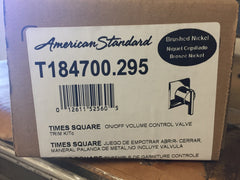 American Standard T184700.295 Times Square On/Off Volume Control Valve Trim Kit