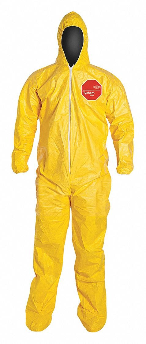 TYCHEM Tychem QC122SYL6X001200 Tychem 2000 Coverall 6XL (Pack of 12)