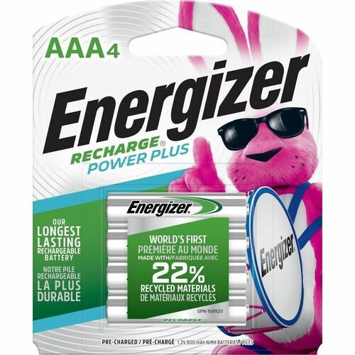 ENERGIZER Eveready EVENH12BP4 Nimh Aaa Rechargeable Battery 4 Pack