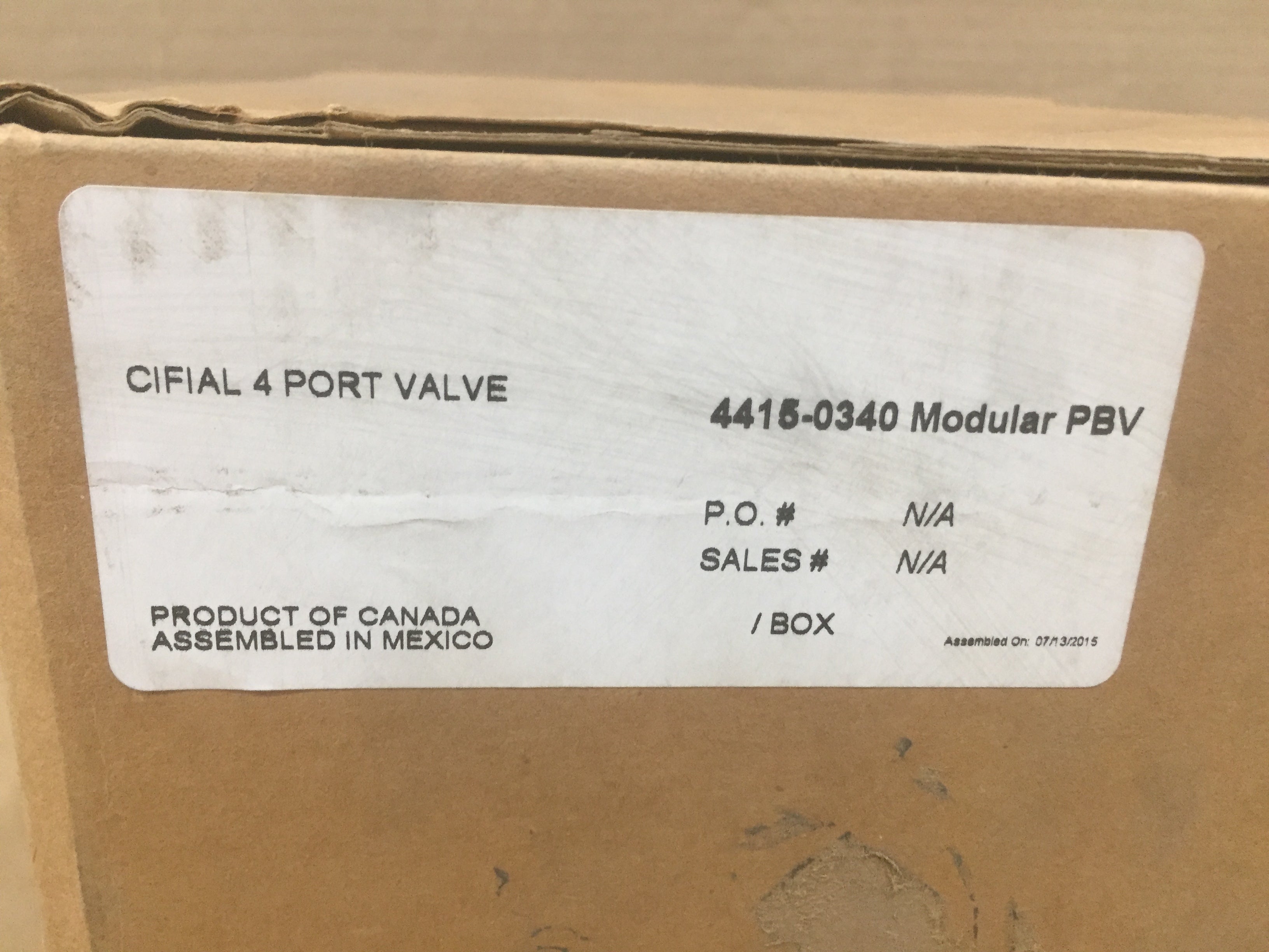 American Standard 4415-0340 4 Port Valve Modular PBV