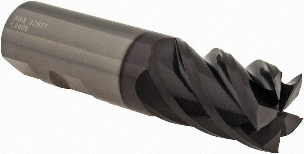KYOCERA SGS PRECISION TOOLS Sgs 32671 Square End Mill 1 in 5 Flute Solid Carbide Altin