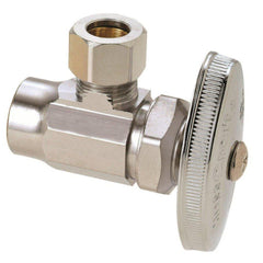 BrassCraft R19X C1 R19 Series Supply Stop Valve 1/2 x 3/8 in. Chrome Plated