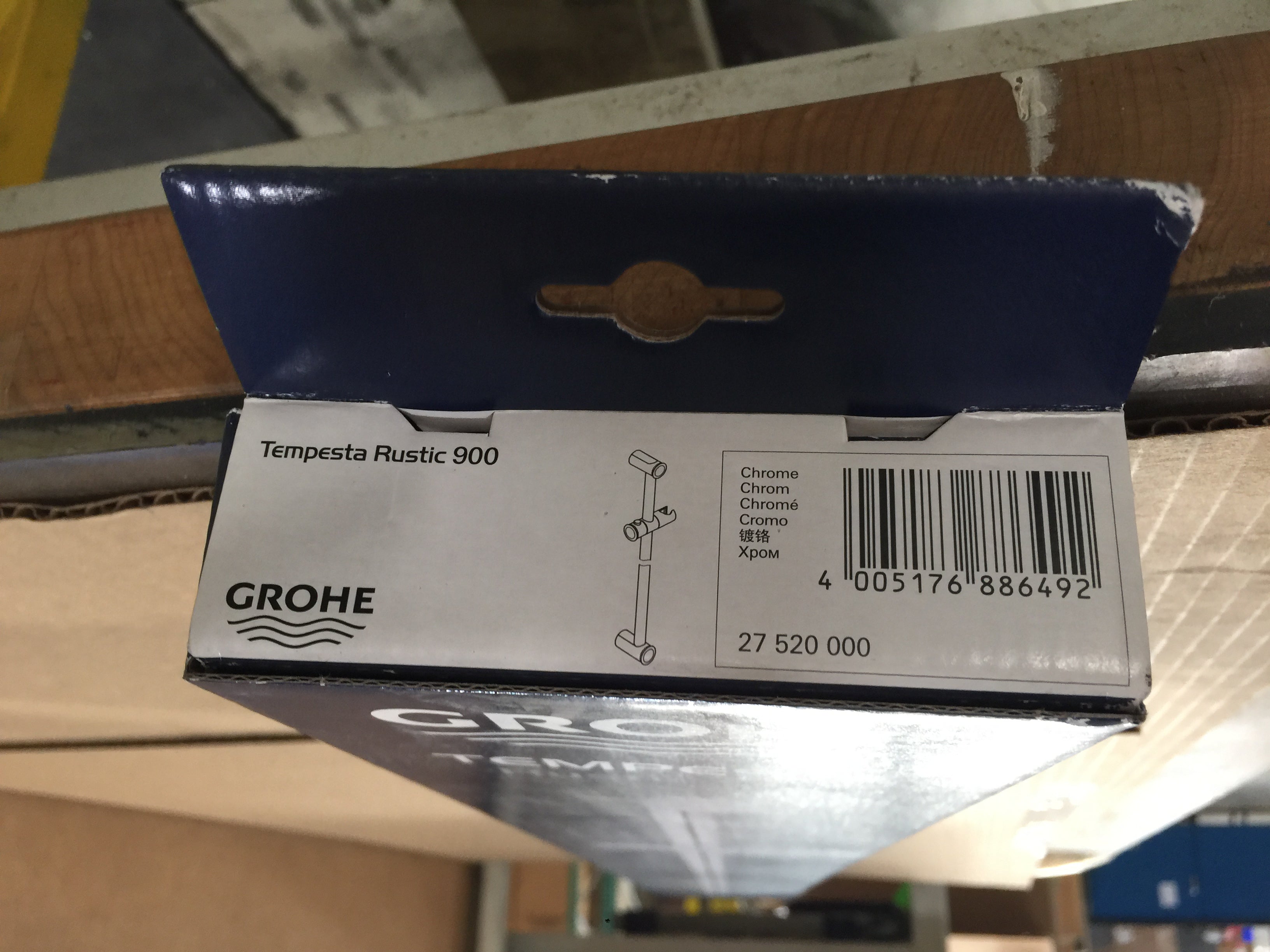 Grohe 27520000 Tempesta 900 Chrome Shower Bar