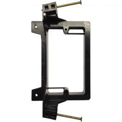 Arlington LVN1 LV Series 1-Gang Low Voltage Mounting Bracket, For Use With Cable Management System, Bolted-On Mount, Plastic