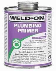 IPS Corporation 14027 Weld-On Plumbing Primer With Applicator Cap 8 oz Can Purple