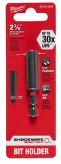 Milwaukee 48-32-4502 Shockwave Impact Duty 1/4 Hex Shank Magnetic 2.36 Inch Bit Tip Holder