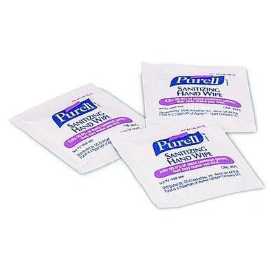 GOJO Gojo GOJ90211M Purell Individually Wrapped Hand Sanitizing Wipes Case of 1000 Replacement 9021-1M