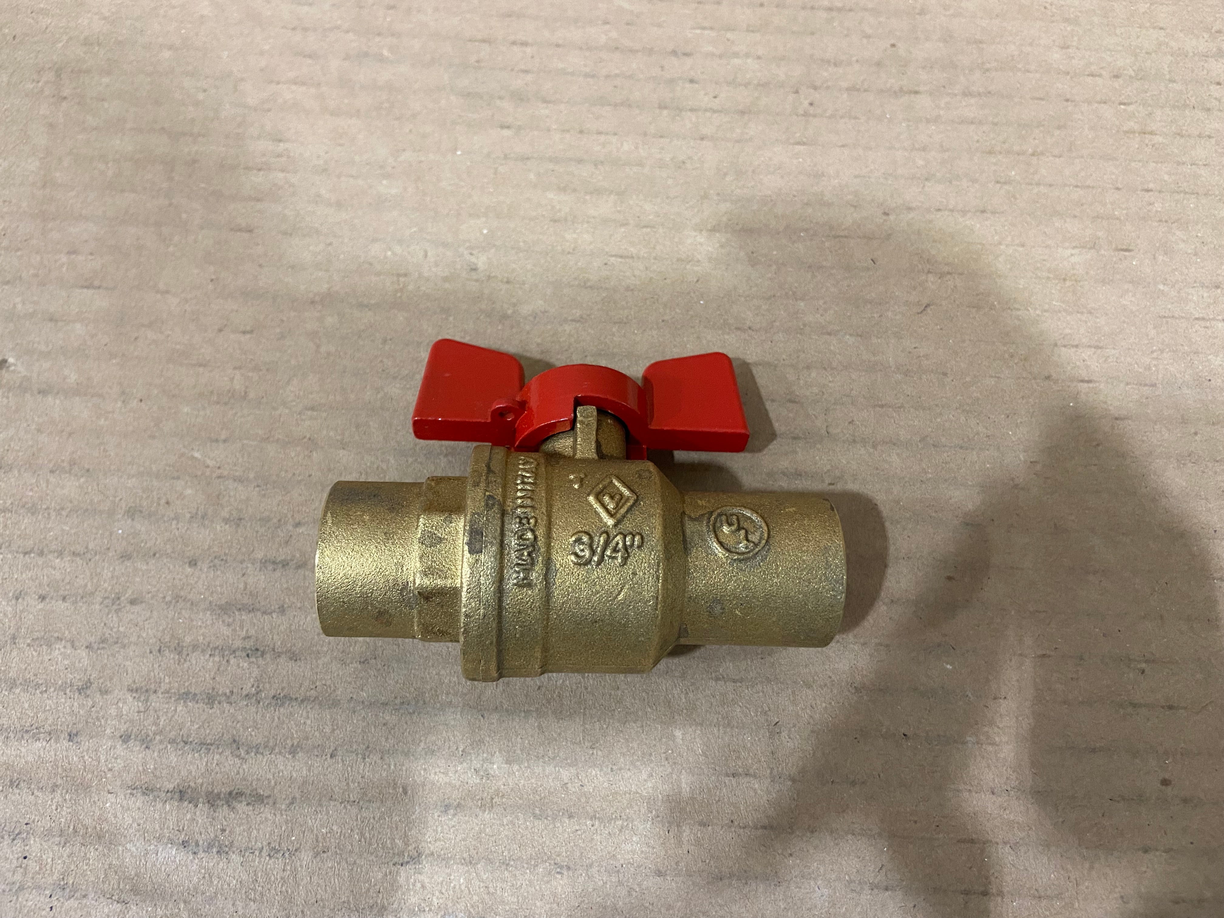 Mueller 107-454T 3/4 Ball Valve With T-Handle