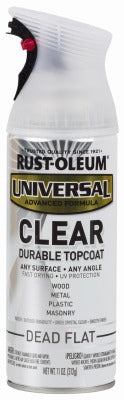 RUST-OLEUM Rust-oleum 302151 Clear Dead Flat Spray Paint 12 Oz