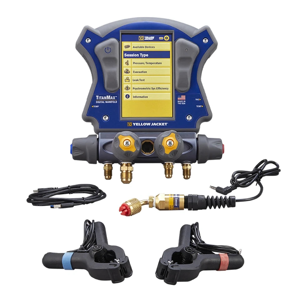 YELLOW JACKET Yellow Jacket yj-40881 Titanmax Digital Manifold