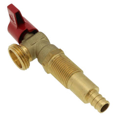 Oatey 38977 Brass Washing Machine Outlet Box Valve Red