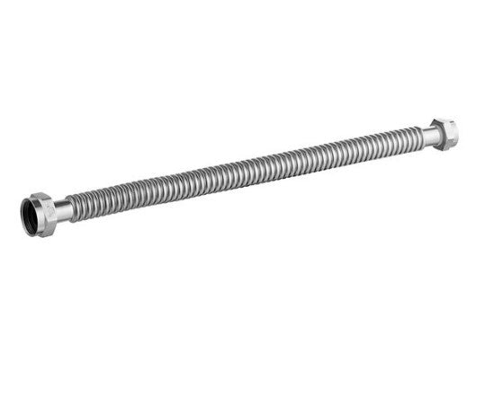 Easyflex EFWC-100-SS-1213-24 Stainless Steel 100 Series Water Heater Connectors, 1 FIP x 1-1/4 FIP, 24