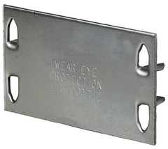 L.H. Dottie 41P Steel Safety Plate 16 Gauge 1-1/2 x 2-3/4 Inch