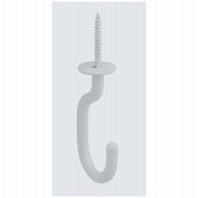 NATIONAL HARDWARE National Mfg N275-525 White Ceiling J Hook 50 Lb