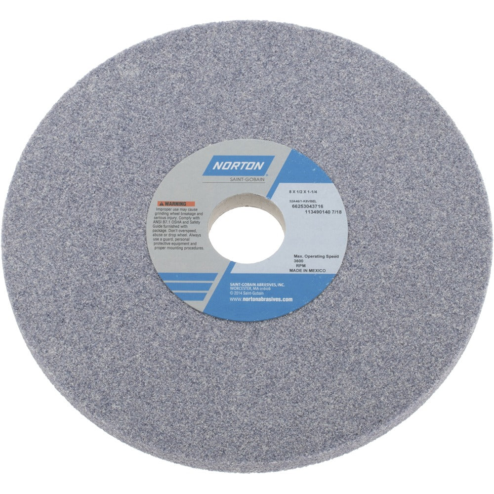 NORTON Norton 66253043716 Surface Grinding Wheel 8in 46 Grit