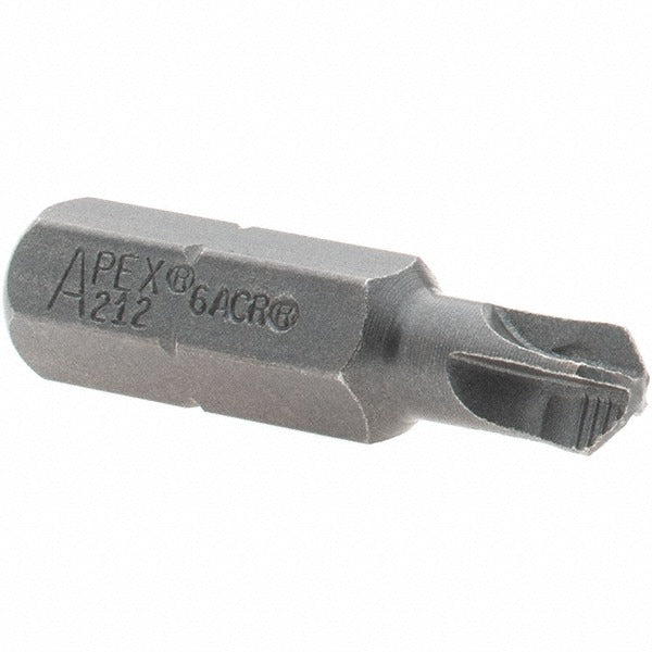 APEX Apex 212-6-ACR Screwdriver Insert Bit 6 Mm 1/4 in Drive