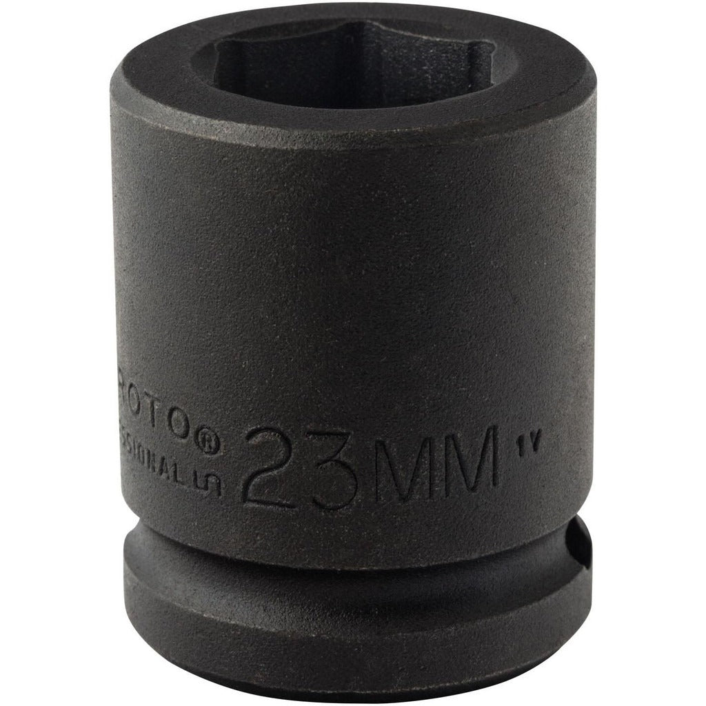 PROTO Proto J07523M Impact Socket 3/4 in Drive 23mm 6-point