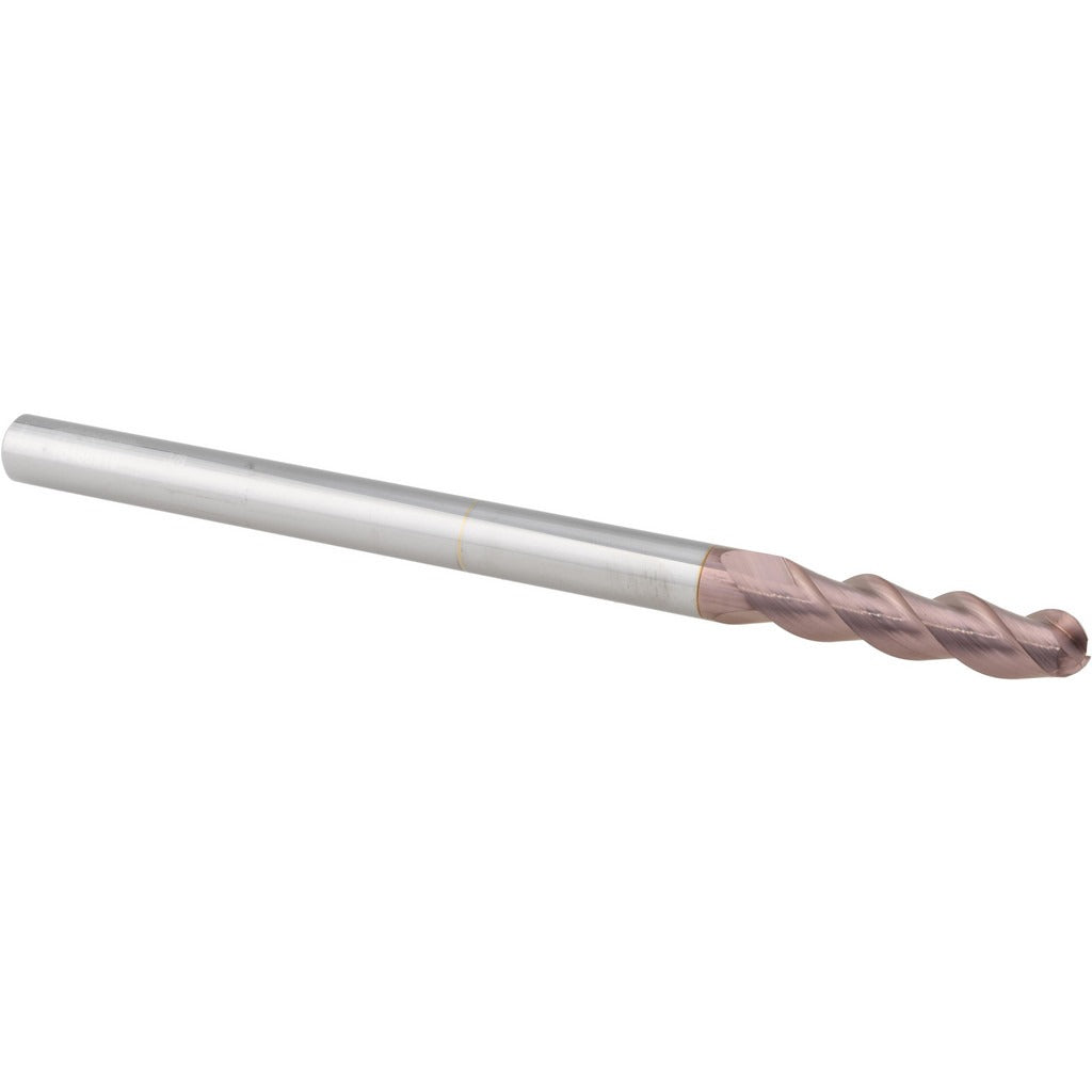 ACCUPRO Accupro 12184530 Ball End Mill 3/8 in 3 Flute Solid Carbide