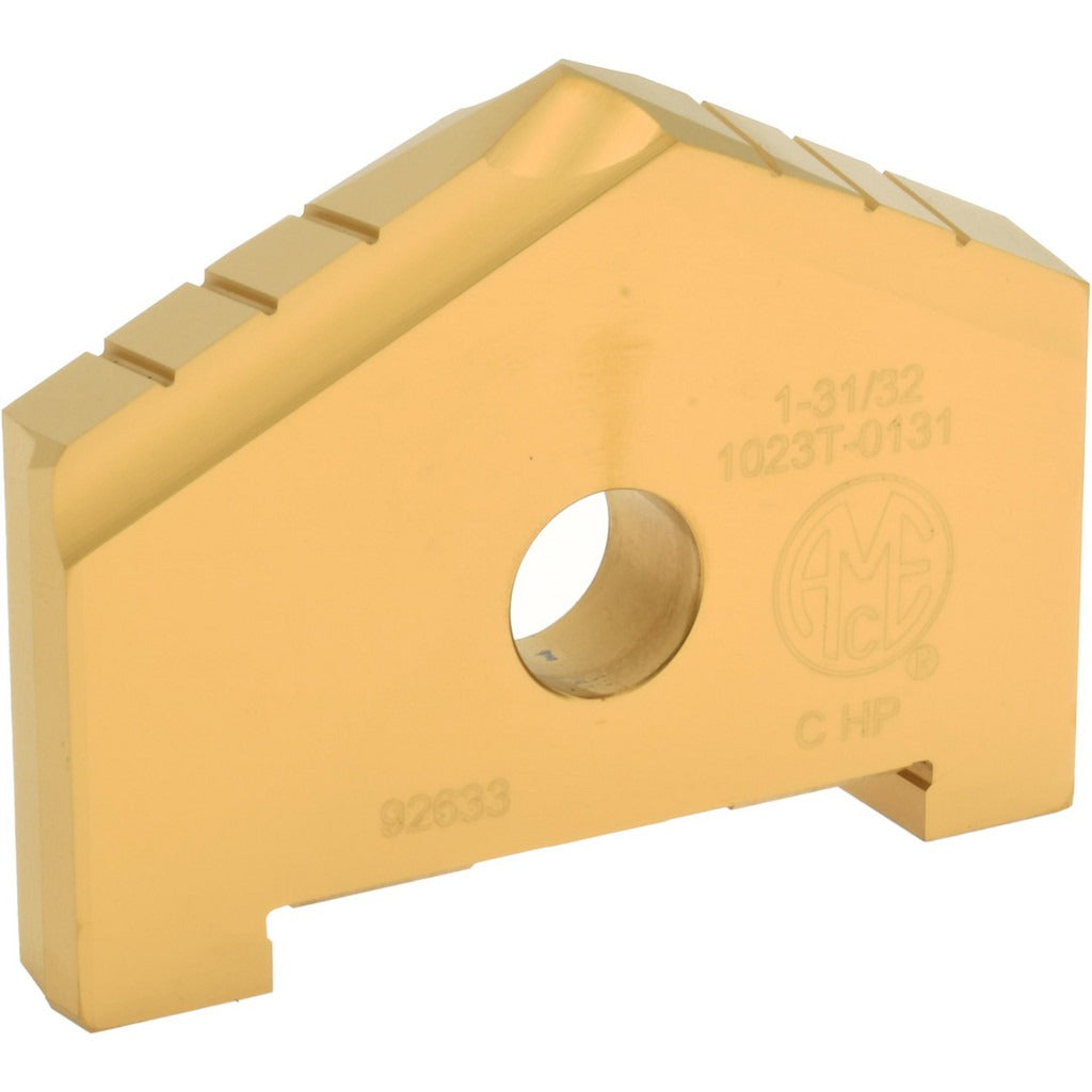 ALLIED MACHINE AND ENGINEERING Allied Machine 1023T-0131 Spade Drill Insert 1-31/32 in Hss Tin