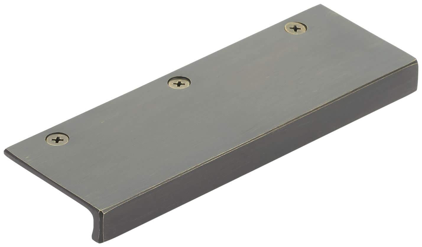 EMTEK Emtek 86665MB Finger Cabinet Pull 4-1/2 Inch Matte Black