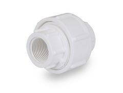 Everflow 390CU112 1-1/2 SCH. 40 PVC THREADED UNION WHITE NSF APPROVED