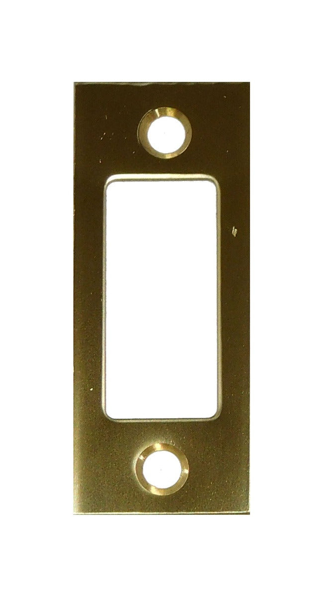 DON-JO Don-jo DS234605 Deadbolt Strike Bright Brass 1.125x2.75in
