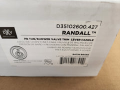 American Standard D35102600.427 Randall Satin Brass PB Tub/Shower Valve Trim Lever Handle