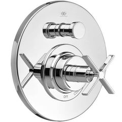 American Standard D35105640.144 Percy Brushed Nickel Pressure Balance Tub/Shower Valve Trim with Cross Handle