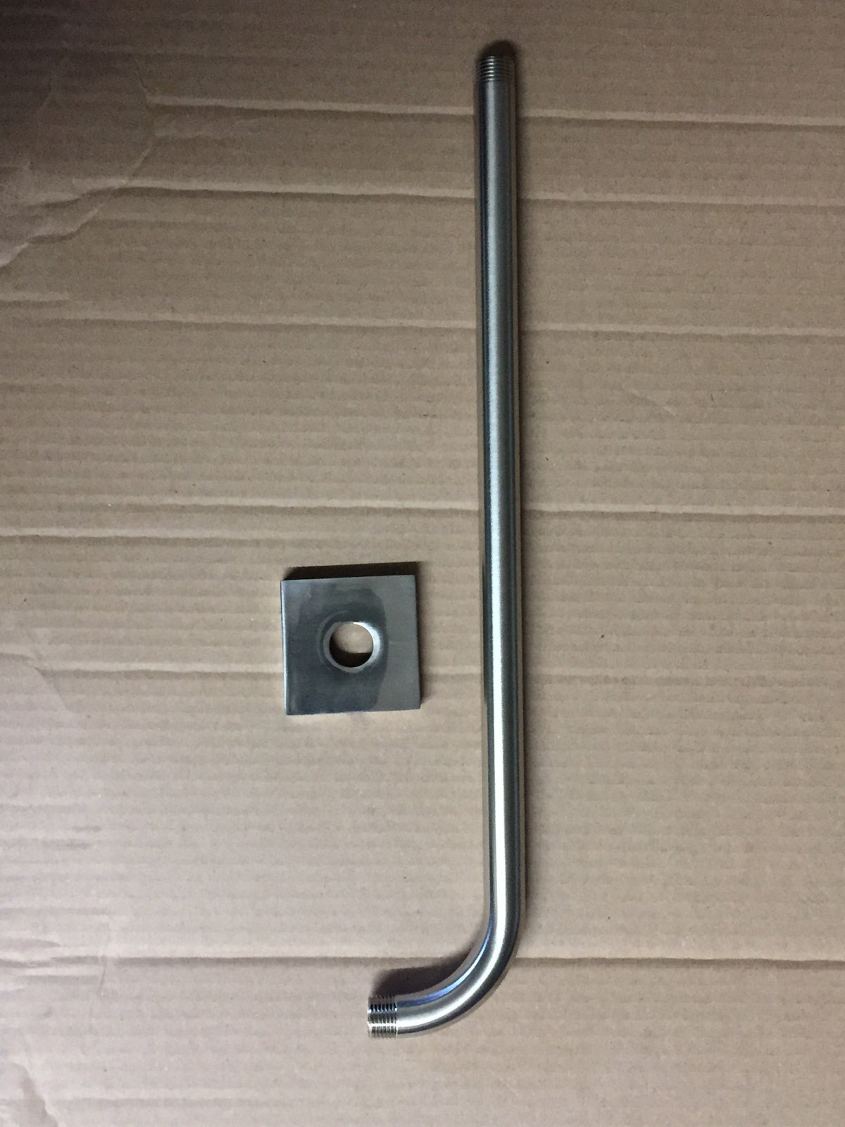 American Standard 1660119.295 Round Right Shower Arm 18 Brushed Nickel