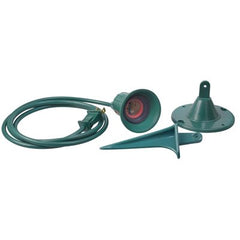 TRUE VALUE 05706ME Master Electrician Green Flood Light Holder With Cord