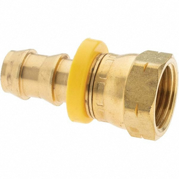 ANDERSON METALS Anderson Metals 11701-1 Female Swivel Hose Fitting 1/2 Unf Brass
