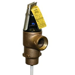 Apollo TPC334 Relief Valve Temperature and Pressure 3/4 x 3/4 Inch Male x Female Bronze 150 PSI 210 Degrees Fahrenheit