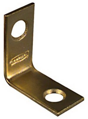 NATIONAL HARDWARE National Mfg N213-389 Solid Brass Corner Bracket 4 Pack