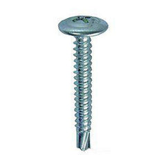 L.H. Dottie TEKW81 #8 x 1 Inch Zinc Plated Steel Phillips Wafer Head Self Drilling Screw