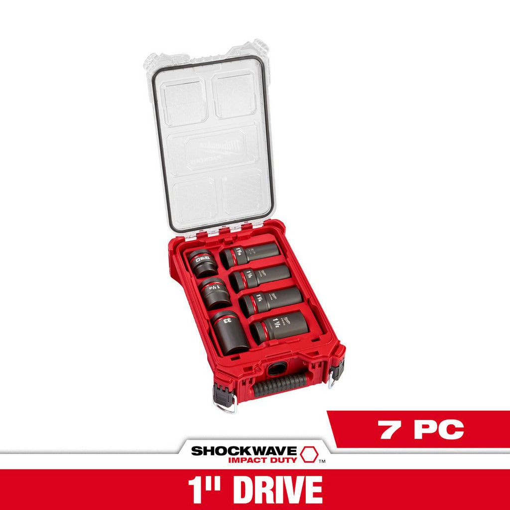 MILWAUKEE Milwaukee Tool 49-66-7840 Socket Set 7 Pc 1 in Drive