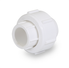 Everflow 395CU114 1-1/4 SCH. 40 PVC Solvent Union White NSF Approved